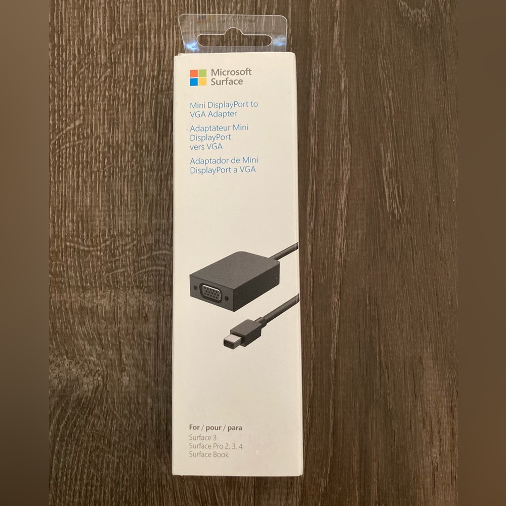 Microsoft - Surface Mini DisplayPort to VGA Adapter - Black